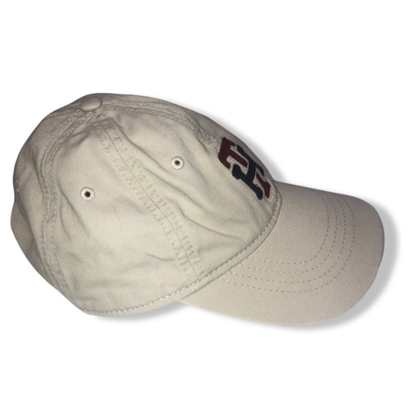 EUC Tommy Hilfiger Men's Khaki 6 Panel Cotton Logo Adjustable Cap - Picture 2 of 7